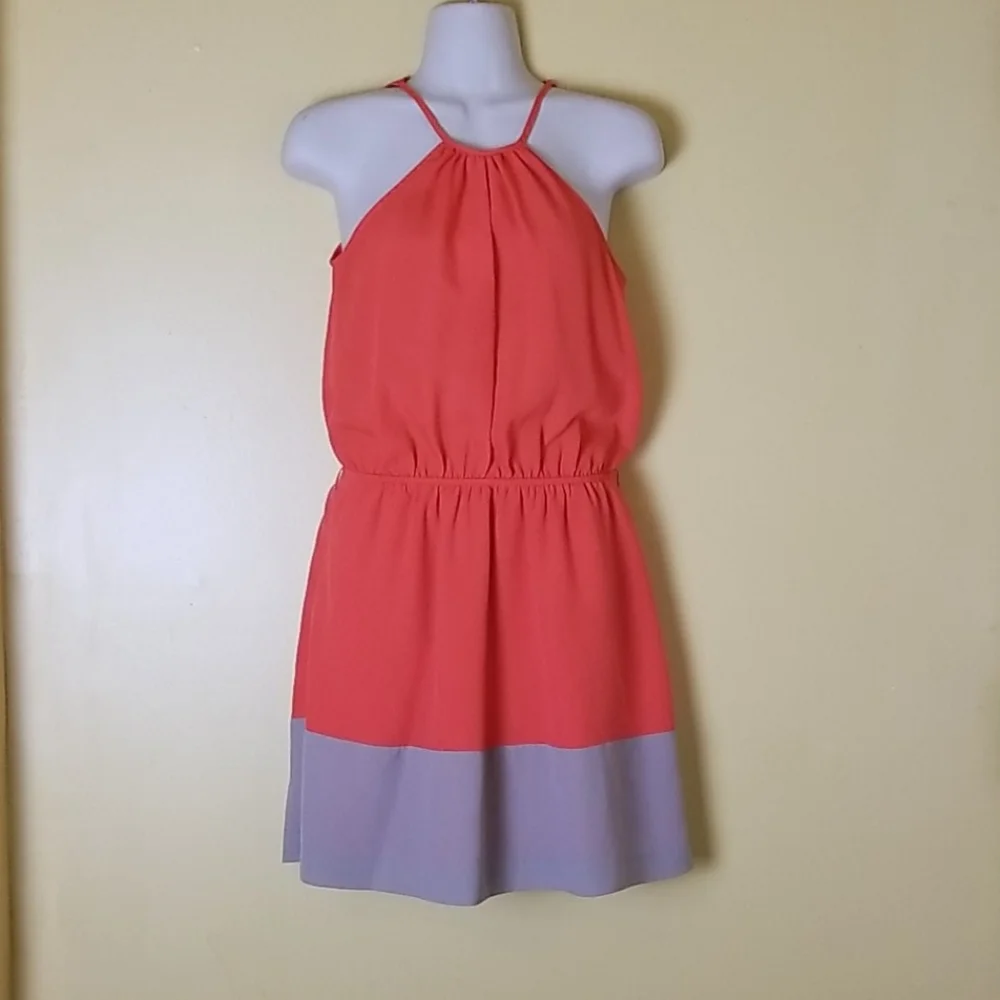 Express Color Block Dress - Picture 1 of 7